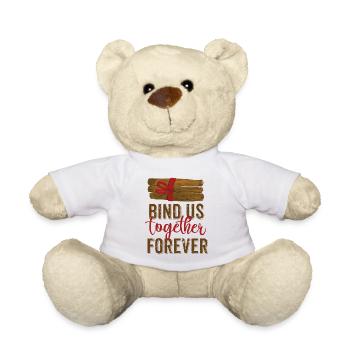Binden Sie uns für immer zusammen - Teddy - Weiß - Vorne