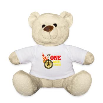 unicycle - Teddy Bear - white - Front