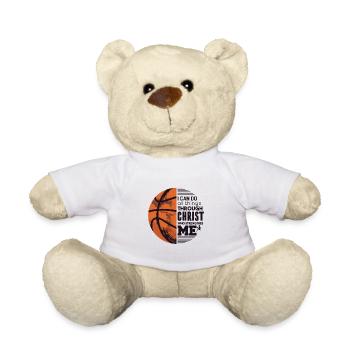 Basketball Glaube - Teddy - Weiß - Vorne