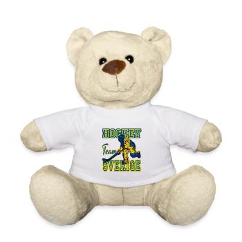 Sweden, ice hockey - Teddy Bear - white - Front