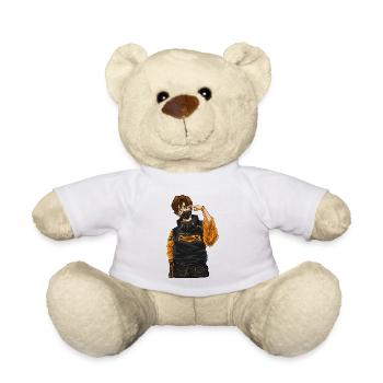 Anime Character Hero Kawaii Male Japanese Manga - Teddy Bear - white - Front