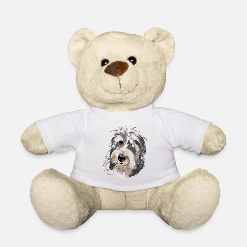 Bearded Collie - Teddy Bear - white