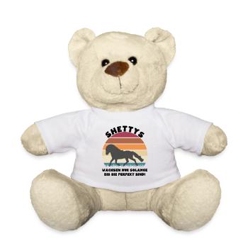 Shettys wachsen nur solange bis sie perfekt sind - Teddy - Weiß - Vorne