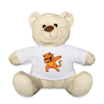 Die tupfende Katze - Teddy - Weiß - Vorne