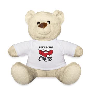 BEERPONG CHAMP - Teddy - Weiß - Vorne