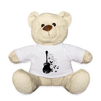 Guitariste guitariste - Nounours - blanc - Devant