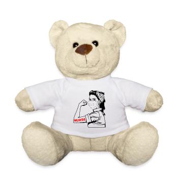 Nurse Vet Starke Nurse - Teddy - Weiß - Vorne