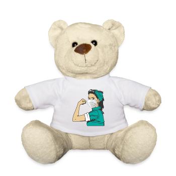 Rose The Riveter - Infirmière Infirmière - Nounours - blanc - Devant