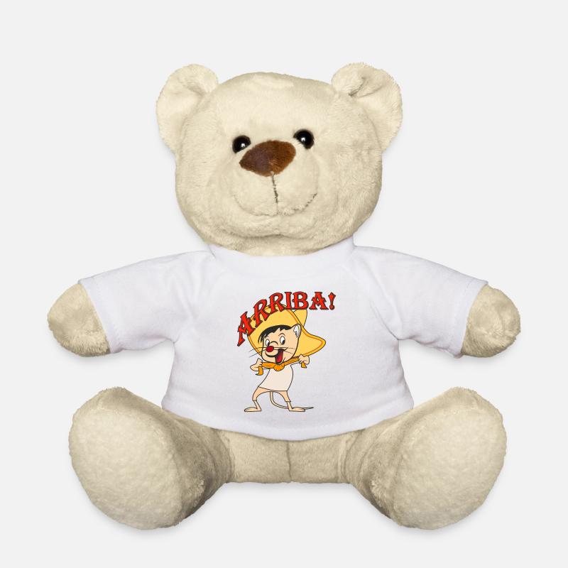 Maus Mexico ARRIBA - Teddy - Weiß