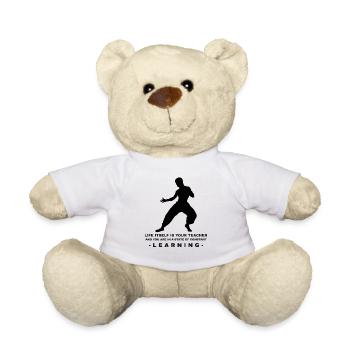 Bruce Lee life is about constant learning - Nounours - blanc - Devant