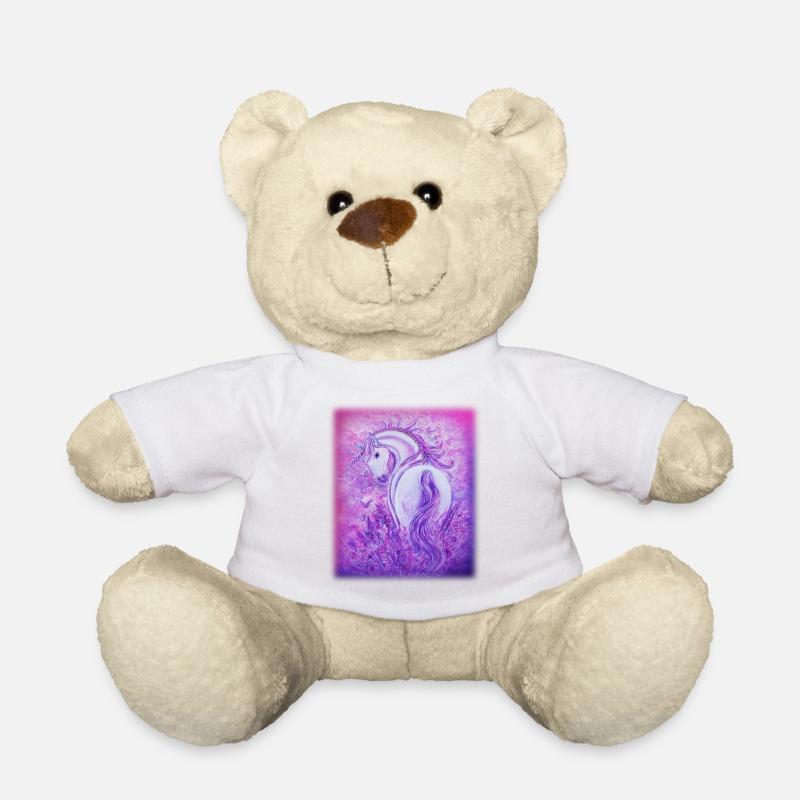 Einhorn - Teddy - Weiß
