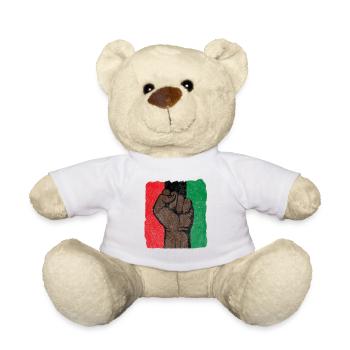 Black Power First-Black History-Black Lives Matter - Nounours - blanc - Devant