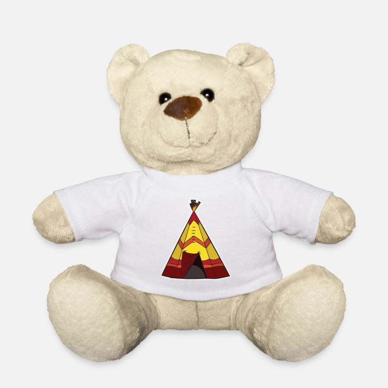 TEEPEE Indienne tente - Nounours - blanc