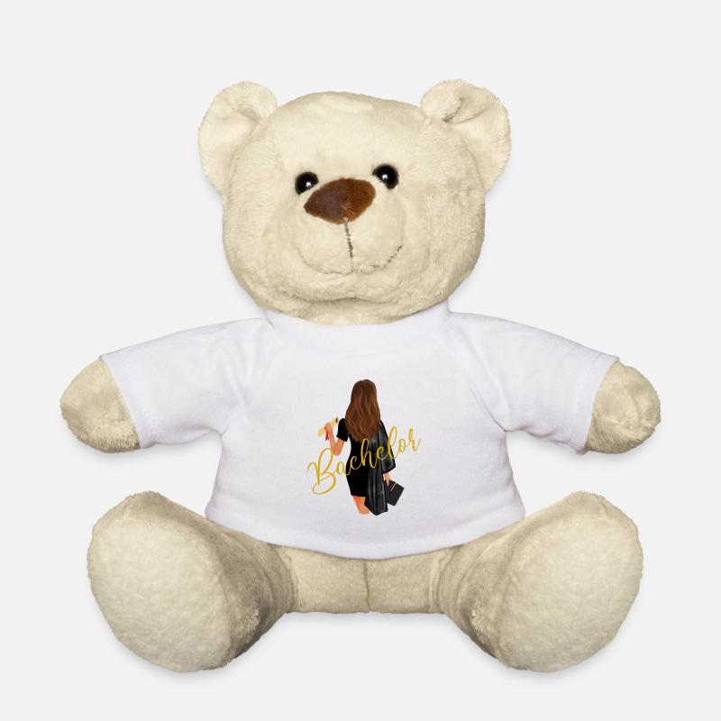 Bachelor Abschluss Uni Absolvent Frauen - Teddy - Weiß