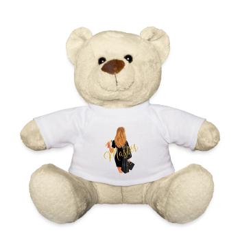 Master Abschluss Uni Absolvent Frauen - Teddy - Weiß - Vorne