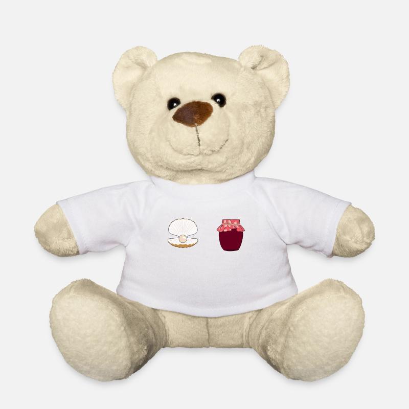 Pear Jam - Teddy Bear - white