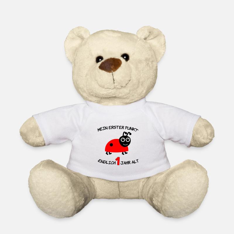 Mein erster Geburtstag Endlich 1 Baby Geschenk - Teddy - Weiß