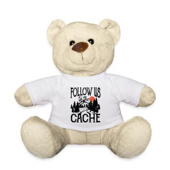 Suivez-nous dans le cache - Nounours - blanc - Devant