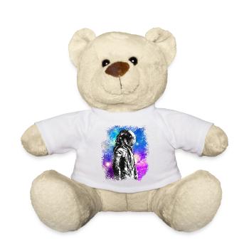 Astronaute de la NASA Lune Espace coloré Astro Galaxy St - Nounours - blanc - Devant