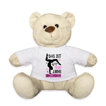 Turnen Das Ist Mein Handstand Shirt - Teddy - Weiß - Vorne
