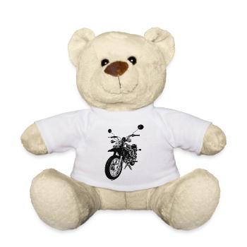 Enduro - Teddy Bear - white - Front