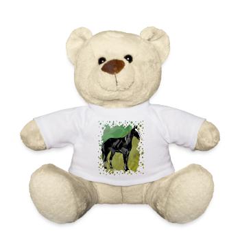 Cheval - Nounours - blanc - Devant
