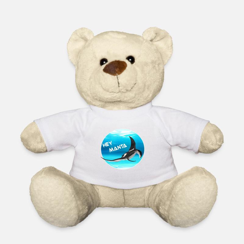 Hey Manta - Teddy - Weiß