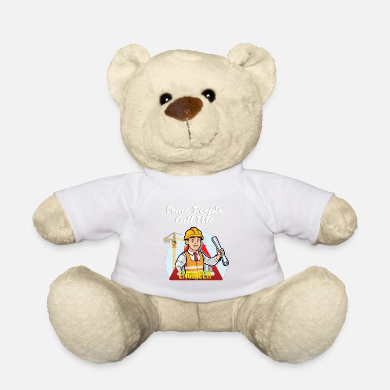 Bauingenieur - Teddy - Weiß