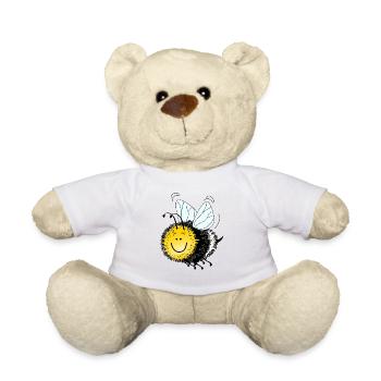Bourdon xxl abeille guêpe mouche frelon insecte - Nounours - blanc - Devant