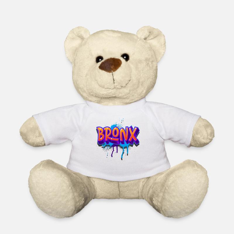 Bronx Graffiti - Teddy - Weiß