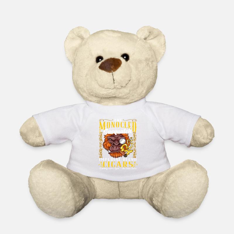 Zigarre Tabak Sasquatch Rauchen Bigfoot Zigarren - Teddy - Weiß