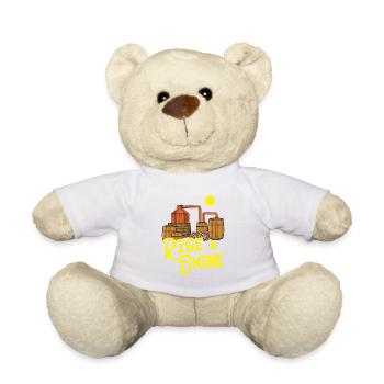 Distillerie Rise Shine Moonshine Pun - Nounours - blanc - Devant