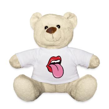 Rock and roll - Nounours - blanc - Devant