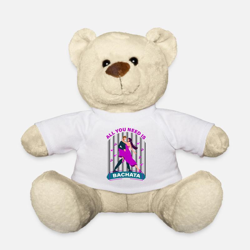 Bachata, bachata baile, cadeau de bachata - Nounours - blanc