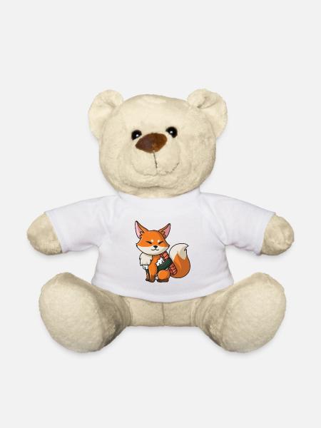 Sushi Fuchs japanische Sushi Damen - Teddy - Weiß