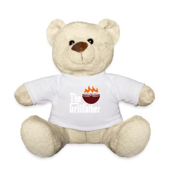 L'amateur de barbecue Grillfather - Nounours - blanc - Devant