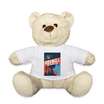 Roswell New Mexico USA Verschwörungstheorien Fun Gif - Teddy - Weiß - Vorne