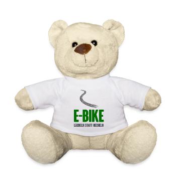 E-Bike - Lächeln statt hecheln - Teddy - Weiß - Vorne