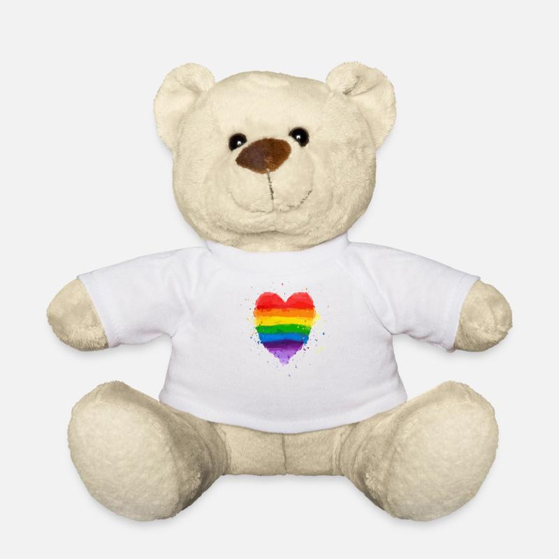 Rainbow - Teddy - Weiß