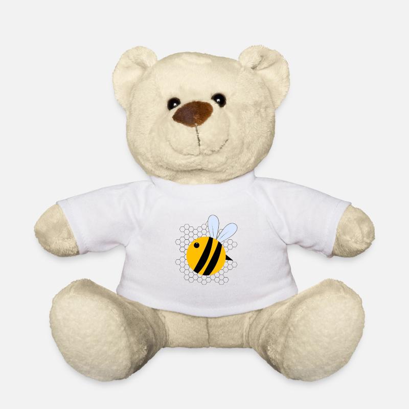 Biene - Teddy - Weiß