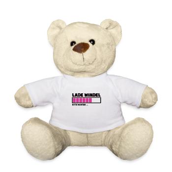 Lade Windel - Mädchen - Teddy - Weiß - Vorne
