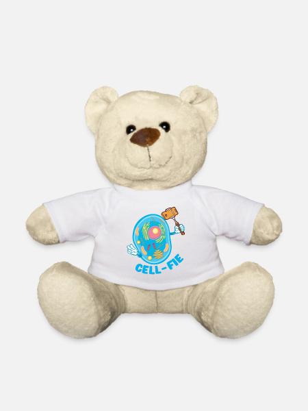 Cell-Fie drôle chimie biologie science jeu de mots - Nounours - blanc