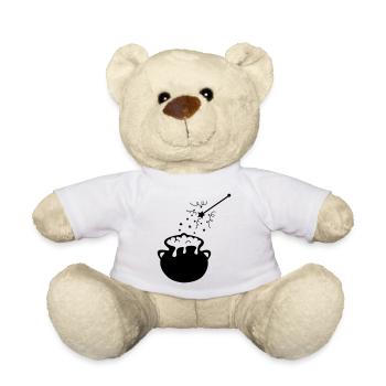 Wand Cauldron - Teddy Bear - white - Front
