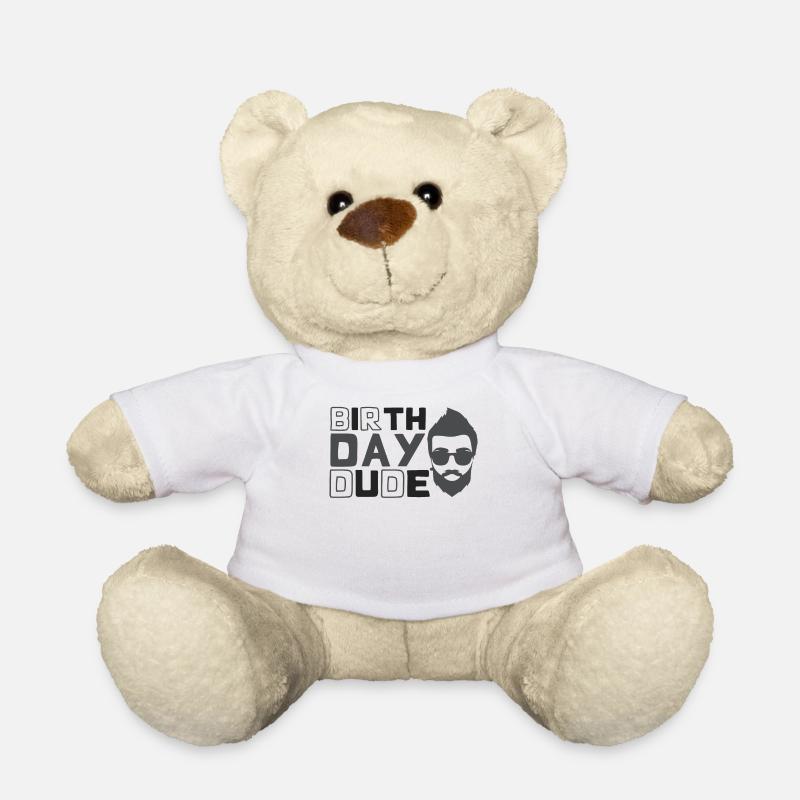 Vintage Birthday Dude - Teddy - Weiß