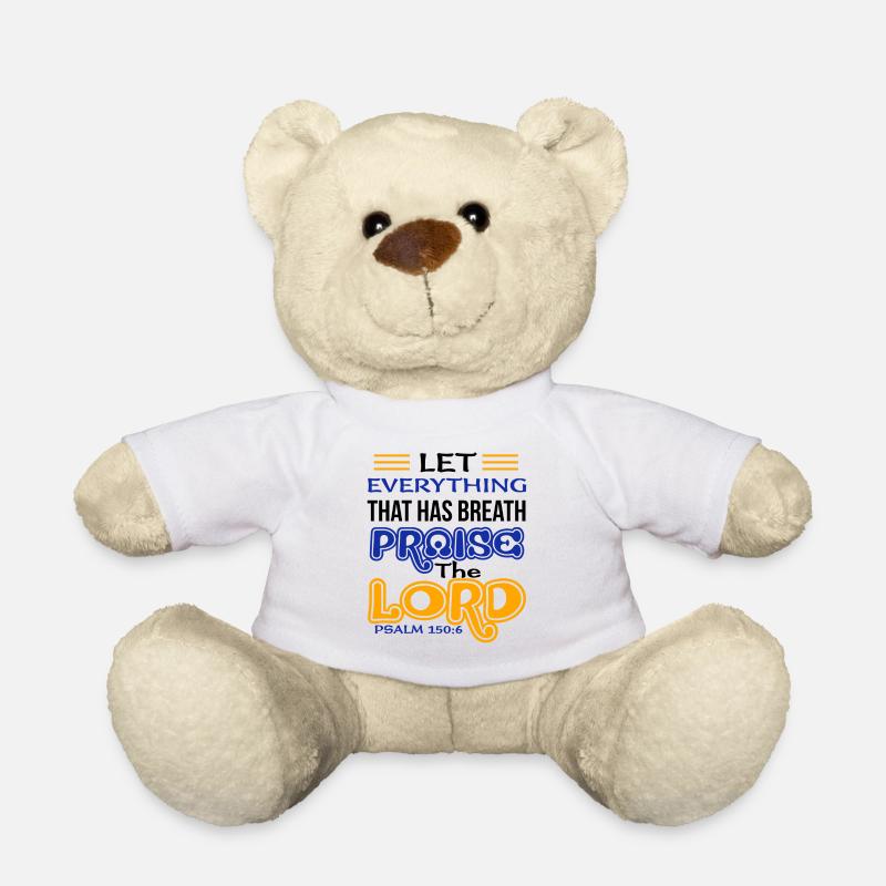 Verset de la Bible, Verset de la Bible, Verset de la Bible - Nounours - blanc