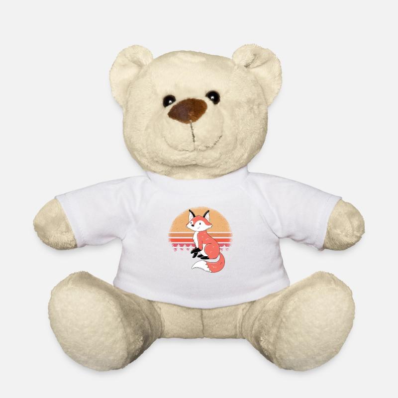 Renard mignon - Nounours - blanc
