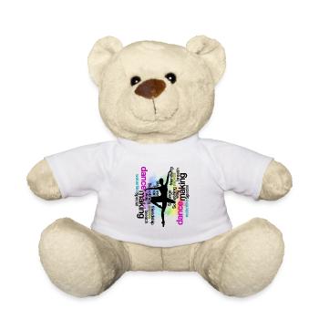 Ballet Ballerina Dance Silhouette - Nounours - blanc - Devant