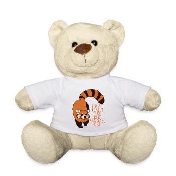 I Just Really Like Red Pandas, Ok! - Teddy - Weiß - Vorne