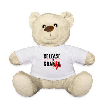 Libérez le Kraken Squid Red Gift Saying - Nounours - blanc - Devant