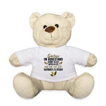 Gärtner im Ruhestand - Teddy - Weiß - Vorne